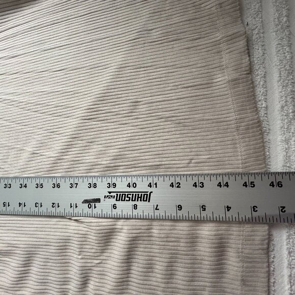 Elie Tahari Womens Dress Small Beige Twist Knot Ribbed Knit Short Sleeve Midi - Picture 9 of 9